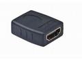 Kab. redukce HDMI-HDMI F, F, zlacené kontakty, čer