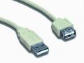 Kabel USB A-A 1,8m 2.0 prodlužovací