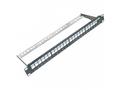 19" Neosazený Patch panel 24 port