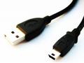 USB kabel A-MINI 5PM 2.0 2m HQ 1,8m