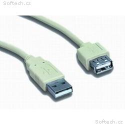 Kabel USB A-A 1,8m 2.0 prodlužovací