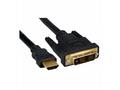 Wiretek Kabel HDMI A - DVI-D M, M 2m