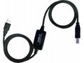 Wiretek Kabel USB2.0 A-B 10m přípojný, aktivní (A-