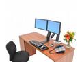 ERGOTRON WorkFit-A, Dual Display, Polished aluminu