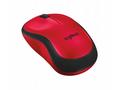 myš Logitech Wireless Mouse M220 silent red