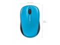 Microsoft Wireless Mobile Mouse 3500, azurově modr