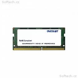Patriot, SO-DIMM DDR4, 4GB, 2666MHz, CL19, 1x4GB