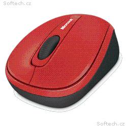 Microsoft Wireless Mobile Mouse 3500, flame red gl