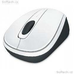 Microsoft Wireless Mobile Mouse 3500, White Gloss