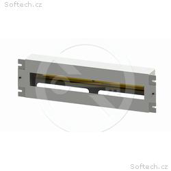 Solarix instalační panel 3U s DIN lištou do 19" ro