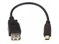 PremiumCord USB redukce kabel USB A, female - Mini