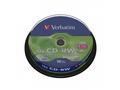 VERBATIM CD-RW(10-Pack)Spindle, 8x-12x, High Speed