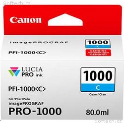 Canon CARTRIDGE PFI-1000C azurová pro ImagePROGRAF