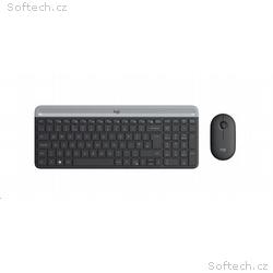 Logitech Wireless Desktop MK470, CZ, SK, Black