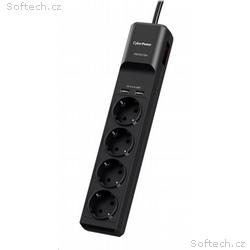 CyberPower Surge Buster™ 4 zásuvky, 2xUSB, 1.8m, G