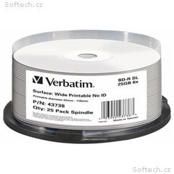 VERBATIM BD-R(25-pack)Blu-Ray, spindle, 6x, 25GB, 