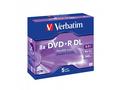 VERBATIM DVD+R DoubleLayer 8,5GB, 8x, Jewel, 5pack