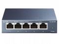 TP-Link TL-SG105, switch 5x 10, 100, 1000Mbps, kov