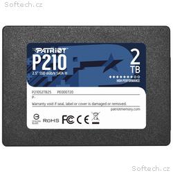 PATRIOT P210 2TB SSD, 2,5", Interní, SATA 6GB, s, 