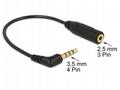 Delock Audio kabel Stereo jack 3.5 mm 3 pin samec 