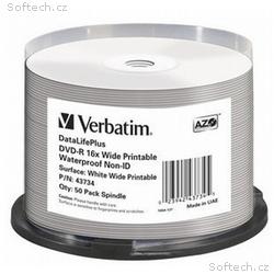 VERBATIM DVD-R DataLifePlus 4.7GB, 16x, printable,