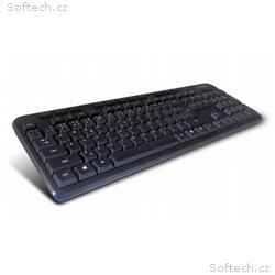 C-TECH klávesnice CZ, SK KB-102M USB slim black mu