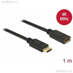 Delock DisplayPort 1.2 prodlužovací kabel 4K 60 Hz