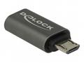 Delock Adaptér USB 2.0 Micro-B samec na USB Type-C