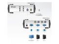 ATEN CS82A 2-Port PS2 KVM Switch, 2x PS2 Cables, 1