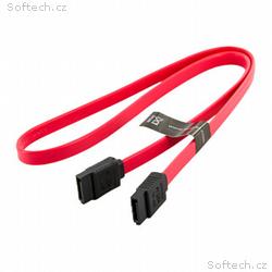 4World HDD kabel | SATA 3 | 60cm | petlice | červe
