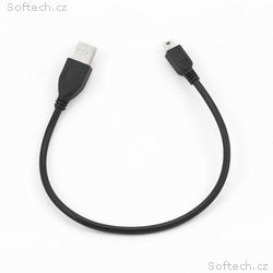 Gembird USB 2.0 kabel A-mini B (5pin) 0.3m