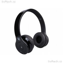 Gembird Bluetooth stereo sluchátka, mikrofon, čern