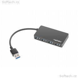 Natec USB HUB 4-Port MAYFLY 2 USB 3.0 Black