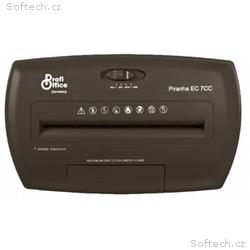 Skartovač ProfiOffice Piranha EC 7CC DIN P-4