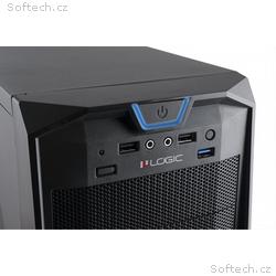 LOGIC PC skříň B26 USB 3.0, USB 2.0 x 2, HD AUDIO