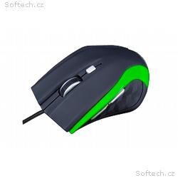 Modecom optická myš MC-M5 (černo-zelená)