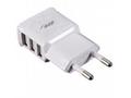 Akyga Síťová USB nabíječka 240V 3100mA 3xUSB bílá