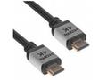 Akyga Kabel HDMI 2.0 (M), Full HD, 4K 18Gbps, čern