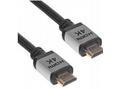Akyga Kabel HDMI 2.0 (M), Full HD, 4K 18Gbps, čern