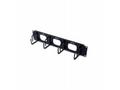 APC 2U Horizontal Cable Organizer w, Pass-Thru Bla