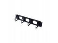 APC 2U Horizontal Cable Organizer w, Pass-Thru Bla