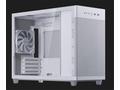 ASUS PRIME AP201, Micro ATX, Transpar., Bílá