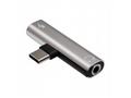 Akyga adaptér USB-C (m) na USB-C (f), Jack 3.5mm D