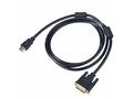 Akyga Kabel HDMI 1.4 (M), DVI 24+1 (M), 1,8m