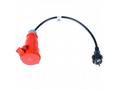Akyga Adaptér CEE 7, 7 230V, 16A na CEE 5-pin 50cm