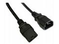 Akyga napájecí kabel serveru 1.8m, cerná