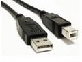 Akyga kabel USB 2.0 A-B 5.0m, černá 