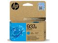 HP 937e Azurová EvoMore originální inkoustová kaze