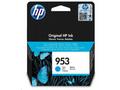 HP 953 azurová inkoustová kazeta, F6U12AE