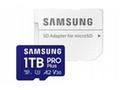 SAMSUNG PRO Plus MicroSDXC 1TB + SD Adaptér, CL10 